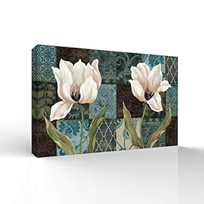Wall26-Canvas Wall Art-Vintage Flower-Giclee Painting Wall Art for...