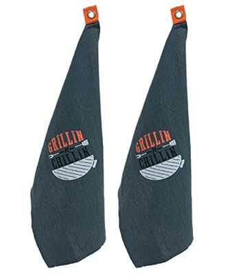 Celebrate the Home URB18521 Tea Towels, Set of 2, Grillin N Chillin
