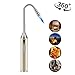 Holycowh Butane Lighter Refillable Lighter Flexible Long Neck Lighter Adjustable Jet Flame Torch Lighter for Grill BBQ Gas Fireplace Fire(Butane Fuel Not Included), Gold