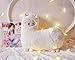 SAVYOU White color Aunt Merry Mokomoko Llama Alpaca Hug Pillow Cushion Doll by zZZ
