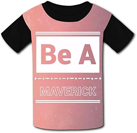 D4SD4H5RFE Nice Pink_Maverick_Logan Polyester Short Sleeve Tee Shirt For Kids