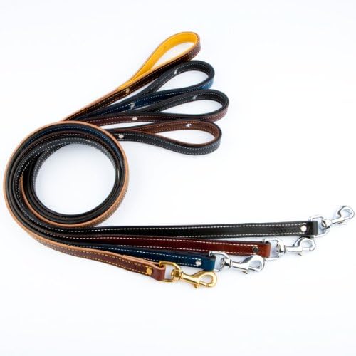 Weaver Leather Dog Leash, 6' Black Pet Leashes Kitchen