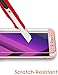 [2-Pack] Jasinber [Full Screen Cover] Tempered Glass Screen Protector for Samsung Galaxy A5 2017 - Pink