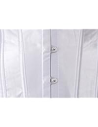 Corsé ajustado con encaje para mujer, lencería para reducir la cintura, disfraz de Halloween de talla grande