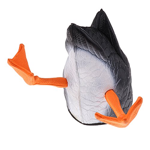 image for MonkeyJack 1 Pair Mallard Duck Darke Black Butt-up Hunting Decoys Hunt