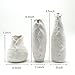 Anding Ceramic White Bottles - Set of 3 Table Vase Home Decorations Now Vase Desktop Center Vase Pieces Creative Home