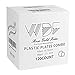 WDF 120 pieces Rose Gold Plates Disposable - Heavy Duty Rose Gold Plastic Plates Perfect for Mother's Day, Wedding, Birthday