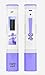 pH Meter and Temperature Meter. Digital Aid Professional Quality Water Test Meter. Large Back-lit LCD Screen. Range 0.00 to 14.0 pH; 32° - 140°F. 3 Free Buffer Solution Powders.