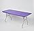 Kwik-Covers 6' Rectangle Plastic Table Covers 30" x 72", Bundle of 5