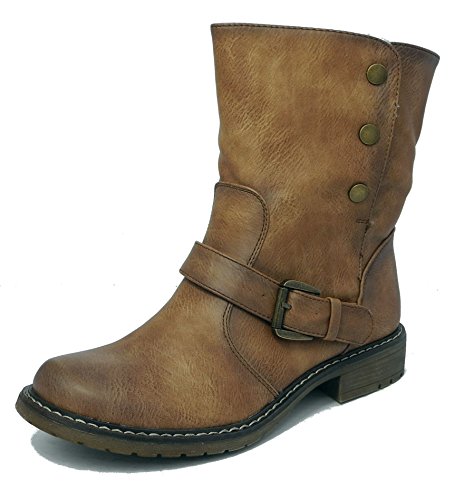 fold down leather boots