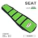 JFG RACING Green/Black Gripper Soft Motorcycle Seat Cover MX For Kawasaki KX65 KLX110 00-17