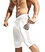 Minaso Men's Soft Mesh Cool Dry Compression Yoga Workout Tight Shorts