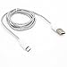 Fonus Braided Durable USB Cable Charging Power Data Wire for Samsung Galaxy Tab E Nook 9.6 - Galaxy Tab S2 Nook 8.0 - Galaxy Tab 4 Nook 7.0 - Galaxy Tab 4 Nook 10.1, 10' Long, White