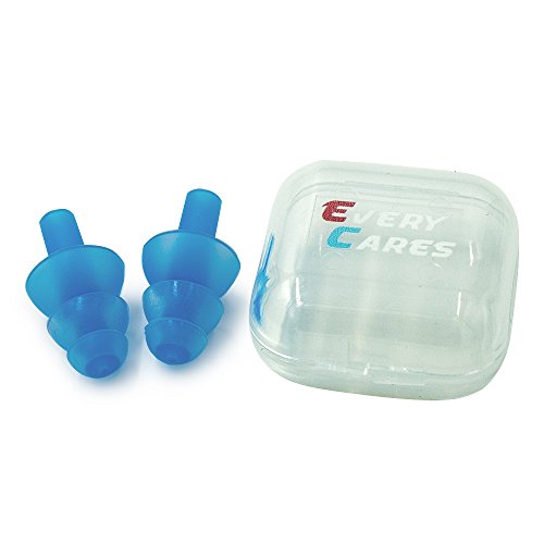 Silicone Swimming Earplugs 6 Pairs Comfortable Waterproof Ear Plugs For