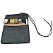 Hide & Drink, Rustic Leather Tobacco Pouch, Smoking and Field Notes Case Handmade Includes 101 Year Warranty :: Charcoal Black