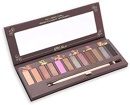 Dadahuam Eyeshadow Palette, 12 Color Professional Earth Tone High Matte Pearl Light Eyeshadow Palette All Finishes, Everyday Makeup Shadow Palette Disc, Addictive, Long Lasting Stay