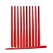 Hyoola 12 Pack Tall Red Taper Candles - 10 Inch Red Dripless, Unscented Dinner Candle - Paraffin Wax with Cotton Wicks - 8 Hour Burn Time