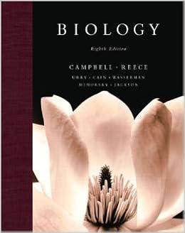 Biology 8th Edition Campbell Reece Campbell Reece Urry Cain Wasserman Minorsky Jackson 9780555038833 Books Biology 8th Edition Campbell Reece Campbell Reece Urry Cain Wasserman Minorsky Jackson 9780555038833 Books