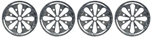 Loew-Cornell 1026291 Transform Mason Ball Lid Inserts, Daisy Wide Mouth, 4-Pack - Thumbnail 2