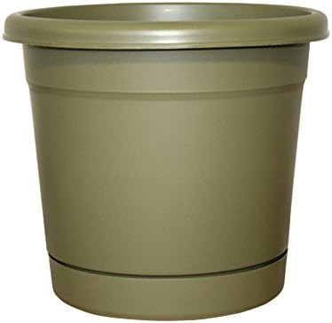 Southern Patio 17.5" Rolled Rim Bowl, Olive Green