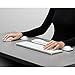 White Keyboard Rest Pad with Mouse Wrist Support - Ergonomic Memory Foam Set for Hands, Palm & Carpal Tunnel - Wrist Rest on Desktop, Laptop, Mac, Computer, Desk PC.