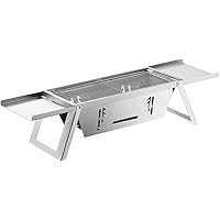 ANQIA Portable Charcoal Barbecue Grill For 3-6 people Quick Foldable Grill for Travel Outdoor Patio Backyard Cooking and BBQ