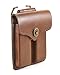 Leather .45 Double Magazine Pouch with Belt Hanger
