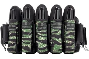 Valken Fate Paintball Harness | Lightweight & Adjustable 5+8 Pod Pack for Paintball & Woodsball