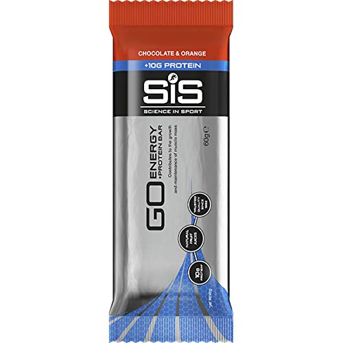 Science in Sport GO Energy Plus Protein Bars Chocolate Orange, 24-Pack
