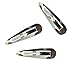 HipGirl Brand Metal Snap Hair Clips/Barrettes. (100pc 70mm Snap Clips)