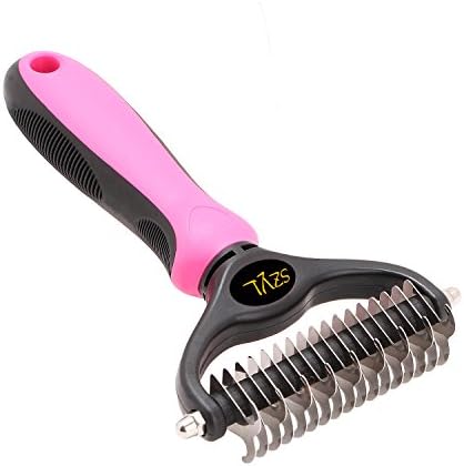 Pet Grooming Tool - Extra Wide Dematting rake-Fast for Deshedding,Mats&amp;Tangles Removing-For dogs/cats/horses--Comfort &amp; NO PAIN