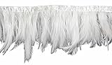 Touch of Nature 38273 Strung Black Hackle Feather, 72-Inch (White)