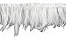 Touch of Nature 38273 Strung Black Hackle Feather, 72-Inch (White)