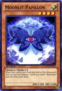 Yu-Gi-Oh! - Moonlit Papillon (GAOV-EN014) - Galactic Overlord - 1st Edition - Common