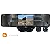 Falcon Zero 15465 Color TFT Rear View Mirror LCD Dash Cam with 32 GB SD Card