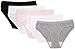 Vanity Fair Women's True Comfort Cotton Stretch 5-pack Hipster Panties 18343, Basic 2, Large/7