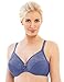 Glamorise Women's Full Figure Embroidered Wonderwire Bra #9075