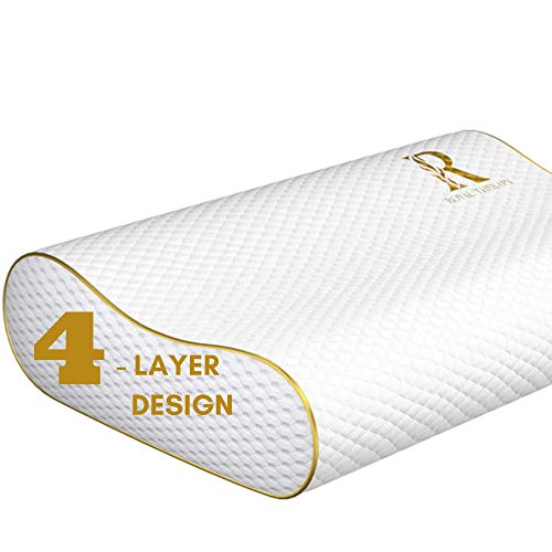 Royal Therapy 4Layer King Memory Foam Pillow, Pharmonis USA, Neck
