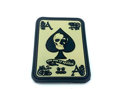 Ace of Spades Biker Airsoft PVC Patch