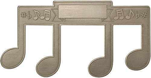 The Solution Page Holder Note Shape Stainless Steel Embossed