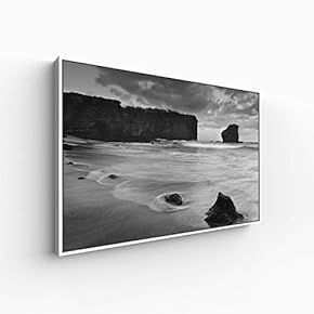 Canvas Wall Art for Living Room, Bedroom Monochrome Landscape Framed Canvas Prints for Home Decoration Ready to Hang - 16x24 inches
