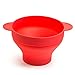 Silicone Microwave Popcorn Maker Popper – Holds Up to 10 Cups of Popcorn – BPA & PVC Free – Easy to Wash With Space Saving Collapsible Design – Healthy Popcorn Machine for Kids or Adults