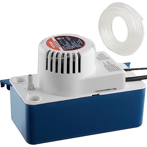 VEVOR Condensate Removal Pump, 1/30 HP, 100 GPH, 24 ft Lift, 115V