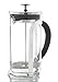 GROSCHE Oxford French Press Coffee and tea maker, 1.0l 34 fl. oz 8 cup (3 coffee mugs). All stainless steel filter (no plastic parts in filter press)