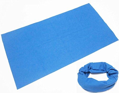 PAAT SHOP Multi Colors Tube Scarf Bandana Head Face Mask Neck Gaiter Snood Headwear Beanie (Sky Blue)