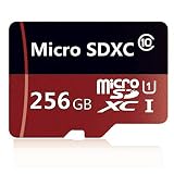 Micro SD SDXC Card 256GB High Speed Class 10 Memory Card with Micro SD Adapter, Designed for Android Smartphones, Tablets and Other MicroSDXC Compatible Devices