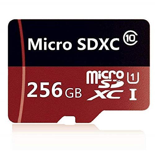 Micro SD SDXC Card 256GB High Speed Class 10 Memory Card with Micro SD Adapter, Designed for Android Smartphones, Tablets and Other MicroSDXC Compatible Devices