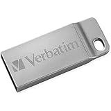 Verbatim 16GB Metal Executive USB 2.0 Flash Drive, Silver 98748