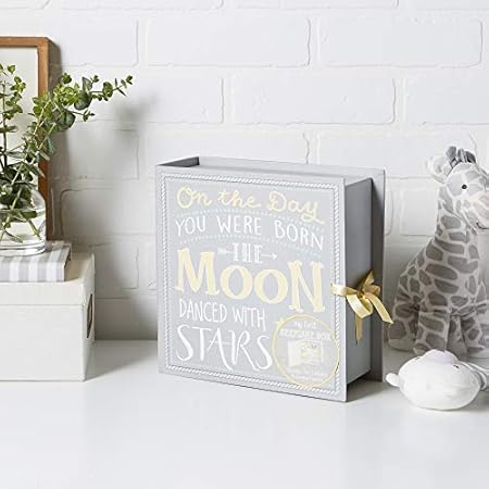 baby milestone keepsake storage box