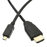 Amzer Micro HDMI High Speed Male To HDMI Male Cable  - 5 Feet